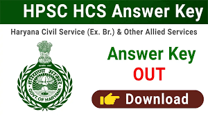 HPSC HCS Answer Key Out